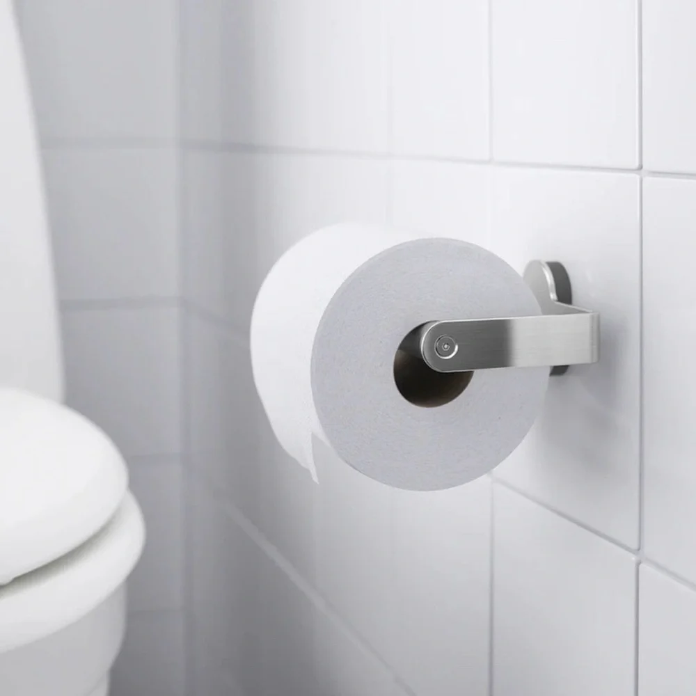 IKEA Brogrund Stainless Steel Toilet Paper Roll Holder